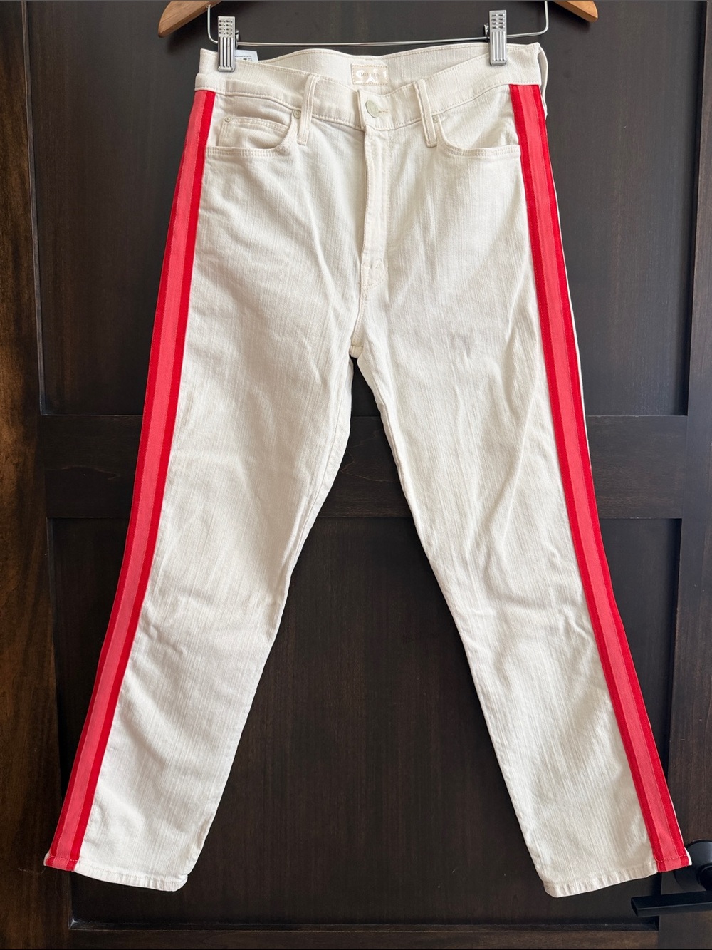 Mother the mid rise dazzler crop Jeans sz 27